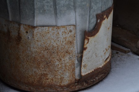 Čaro hrdzavého plechu